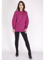 Dámsky sveter Jumper Beatrix SWE 097 Amaranth - MKMSwetters