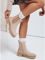 Dámske krémové čižmy MONDERICO FashionStreet ZY0540 Dámske krémové čižmy MONDERICO FashionStreet ZY0540