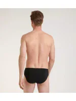 Pánske nohavičky GO Natural Brief C2P - BLACK - black 0004 - SLOGGI