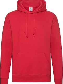 Fruit of the Loom Premium Hooded Sweat Pánska mikina s kapucňou 16.2152 červená