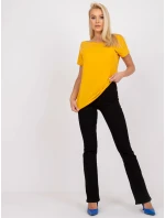 Tričko RV TS 4662.86 tmavo žltá