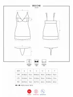 Zvodná košieľka 853 - CHE red - Obsessive Zvodná košieľka 853 - CHE red - Obsessive