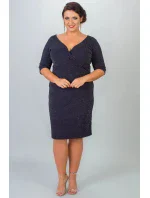 Dámske šaty Bonita U634 námornícka modrá - Karko Dámske šaty Bonita U634 námornícka modrá - Karko