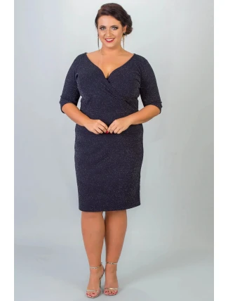 Dámske šaty Bonita U634 námornícka modrá - Karko Dámske šaty Bonita U634 námornícka modrá - Karko