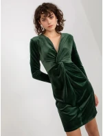 Dámske šaty RP SK 8157.06X tmavozelená - Rue Paris