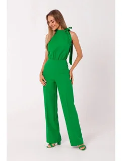 Kombinéza M746 so zaväzovaním za krkom zelená - Moe