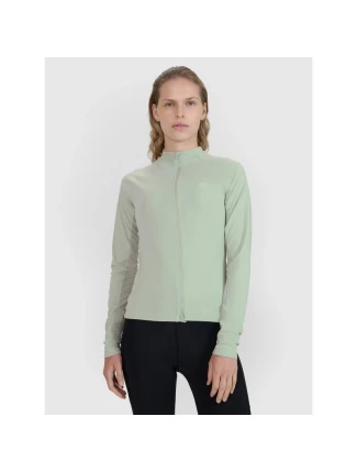 Dámske cyklistické tričko s dlhým rukávom 4F 4FWSS25TFLOF343-47S