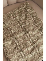 Dámsky pletený mäkký zimný komín KN25 dark mint+mocha