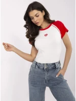 Tričko NM TS V7940.17 biele a červené Tričko NM TS V7940.17 biele a červené