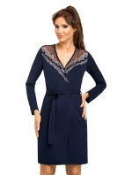 Dámsky župan Jasmine Dark Blue - Donna Dámsky župan Jasmine Dark Blue - Donna