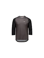 Cyklistické tričko POC M's Motion Air 3/4 Jersey, sivé