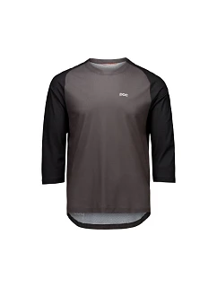 Cyklistické tričko POC M's Motion Air 3/4 Jersey, sivé