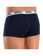 Diesel – pánske boxerky Shawn, 3 ks v balení, modré, módne, bavlnené