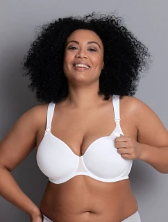 Miss Anita dojčiaca podprsenka s kosticami s medzerníkom 5010 biela - Anita Maternity