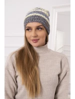 Čiapka s fleecom Patrycja K254 žltá+čierna