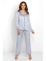 Pyžamo Classic Look Silver - Momenti Per Me