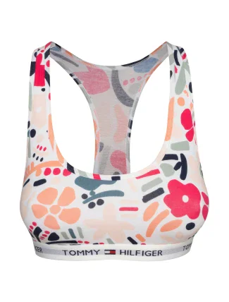 Dámska športová podprsenka Abstract Flower Print UW0UW00925 - Tommy Hilfiger Dámska športová podprsenka Abstract Flower Print UW0UW00925 - Tommy Hilfiger