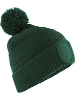 Beechfield B 530R Pletená čepice Patch "Fan" 53.530R bottle green
