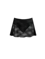 Dámska plážová sukňa D98C-19 čierna - Self