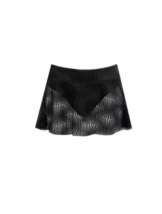Dámska plážová sukňa D98C-19 čierna - Self