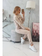 Súprava Atlanta s potlačou béžová