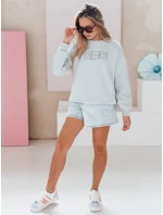 Dámska nadrozmerná mikina s výšivkou EASYJOY modrá FashionStreet BY1516 Dámska nadrozmerná mikina s výšivkou EASYJOY modrá FashionStreet BY1516
