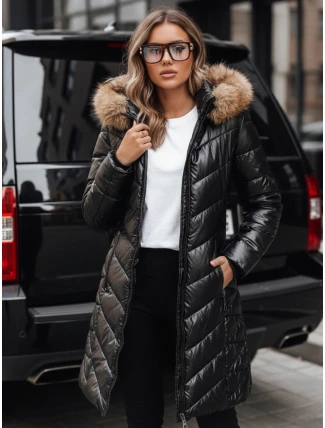 Dámska prešívaná zimná bunda BELLATRIX black FashionStreet TY4581z Dámska prešívaná zimná bunda BELLATRIX black FashionStreet TY4581z