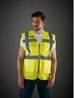 Yoko HVW 820 Hi-Vis sieťovaná bezpečnostná vesta 79.W820 hi vis oranžová/hi vis žltá Yoko HVW 820 Hi-Vis sieťovaná bezpečnostná vesta 79.W820 hi vis oranžová/hi vis žltá
