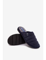 Pohodlná Pánská Domácí Obuv Pantofle Inblu 91000027 Tmavě Modrá