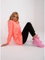 Mikina EM BL 711.05 fluo ružová