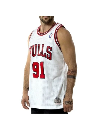 Mitchell & Ness Chicago Bulls NBA Swingman Jersey Bulls 97-98 Dennis Rodman M SMJYAC18079-CBUWHIT97DRDN Pánske oblečenie