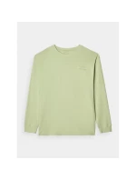 Pánske tričko s nadrozmernou potlačou a dlhým rukávom 4F 4FRAW24TLONM502-44S