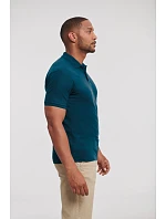 Russell Athletic 570M Pánske polo tričko z piké „Authentic Eco“ 10.570M fľaškovozelené Russell Athletic 570M Pánske polo tričko z piké „Authentic Eco“ 10.570M fľaškovozelené