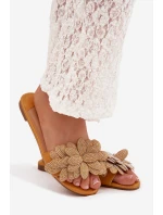 Dámské ploché s ozdobou Žluté Grelora