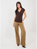 Tričko RV TS 5636.03X tmavohnedé