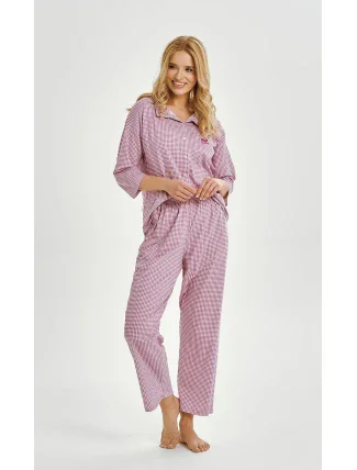 Taro pyžamo 3435 Jolie 3/4 S-XL Z25/26 dámske bez zipsu Taro pyžamo 3435 Jolie 3/4 S-XL Z25/26 dámske bez zipsu