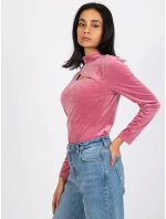 Blúzka DHJ BZ 6561.09P tmavo ružová