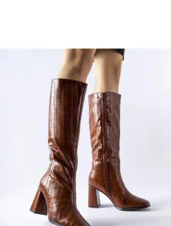 Čižmy na podpätku model 204729 Solea