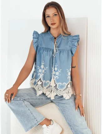 Dámska blúzka FATRELA modrá FashionStreet RY2452 Dámska blúzka FATRELA modrá FashionStreet RY2452