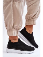 Damskie Wsuwane Buty Sportowe Czarne Ferive