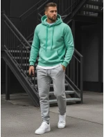 Pánska mikina s kapucňou mint FashionStreet BX4946