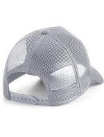 Beechfield B 642 5-panelová snapbacková čiapka „Microknit Trucker“ 53.0642 svetlošedá
