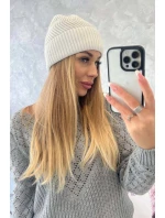 Tenká čiapka Oliwia K252 biela