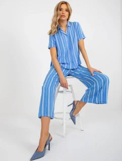 Blúzka D73771M11063A modrá