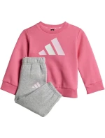 Detské tepláky Adidas Essentials ružovo-sivé JY0303 Detské tepláky Adidas Essentials ružovo-sivé JY0303