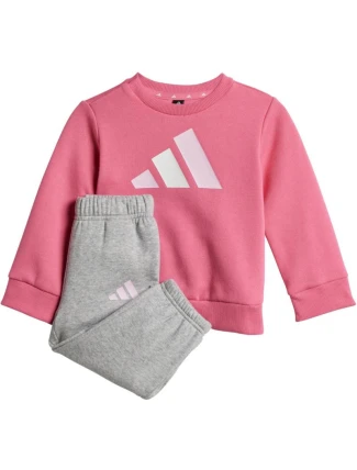 Detské tepláky Adidas Essentials ružovo-sivé JY0303 Detské tepláky Adidas Essentials ružovo-sivé JY0303