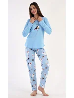 Dámske pyžamo dlhé Tučniak na ľade Dámske pyžamo dlhé Tučniak na ľade