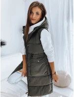 Dámska prešívaná vesta LADISA zelená FashionStreet TY3290