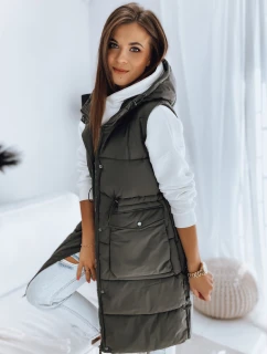 Dámska prešívaná vesta LADISA zelená FashionStreet TY3290