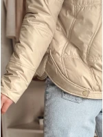Dámska prechodná prešívaná bunda MARISSIA beige FashionStreet TY4851 Dámska prechodná prešívaná bunda MARISSIA beige FashionStreet TY4851